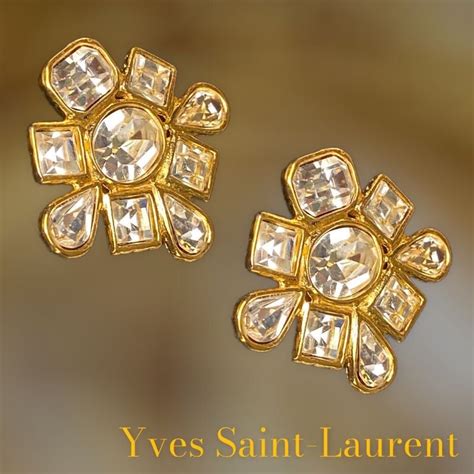 yves saint laurent brooch.